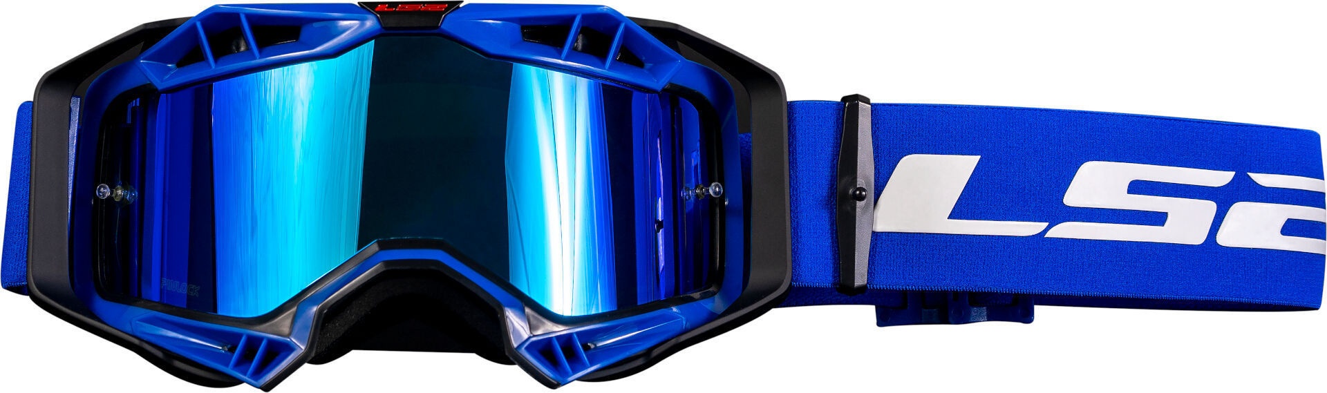 LS2 Aura Pro Motorcross bril, blauw