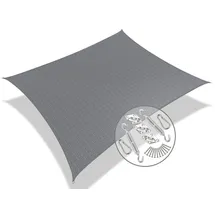 VOUNOT Sonnensegel Rechteckig Balkon Garten Terrasse UV Schutz Atmungsaktiv 3x2,5m