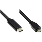 Good Connections USB-C auf Micro USB 2.0 2 m Schwarz