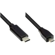 Good Connections USB-C auf Micro USB 2.0 2 m Schwarz