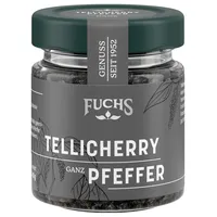 Fuchs Gewürze - Tellicherry Pfeffer ganz | Premiumgewürz aus Indien | 40 g