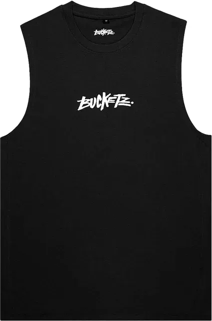Bucketz Ball Park Sleeveless T-Shirt Schwarz