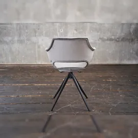 KAWOLA Zaja Velvet drehbar grau