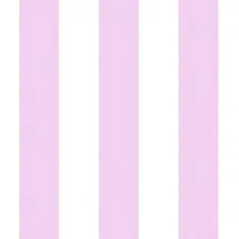 Profhome Streifentapete 0,53 m x 10 m 5,33 m2 Rosa/Weiß 381481-GU