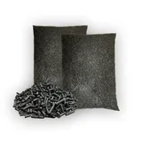 PINI Sonnenblumenschalen Pellets 30 kg Durchmesser 8 mm Heizpellets Einstreupellets (Alternative für Holzpellets)