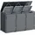 plats® Mülltonnenbox 198,5 x 80 x 116 cm grau