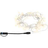 Paulmann Plug & Shine LED Lichterkette 7,5 m Warmweiß Schwarz