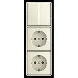 Busch-Jaeger Doppelsteckdose 2-fach Weiß