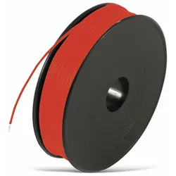 RAUTRONIC Litze, 1x0,14, 100m Spule, rot, LIYV