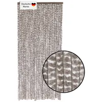 Lemodo Flauschvorhang 90x200cm, Fliegenschutz, Türvorhang Wohnwagen