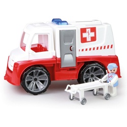 Lena® Spielzeug-Krankenwagen Truxx, Made in Europe rot|weiß