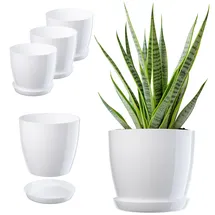 Kadax Blumentopf 20 x 18 cm Weiß