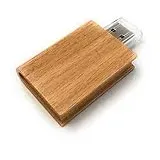 Onwomania Buch aus Holz Bibel Funny USB Stick 32 GB USB 2.0 Speicherstick USB-Datenträger