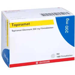 Topiramat Glenmark 200 mg Filmtabletten 100 St