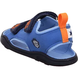 Affenzahn Sandale Vegan Airy Elefant für Kinder, blau 28 EU