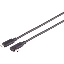 ShiverPeaks S/CONN maximum connectivity USB Anschlusskabel, Optisches USB-C Kabel, 3.2, 10Gbps, PD, 90°, 10,0m (10 m), USB Kabel