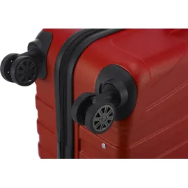 suitline Koffer-Set 3-tlg. rot