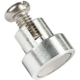 Cube Computer-Speichenmagnet silber