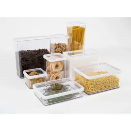 Rotho Frischhaltedose rechteckig transparent/weiß 2,1 l