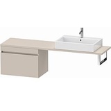 Duravit DuraStyle Waschtisch-Unterschrank DS534309191 70 x 47,8 cm, taupe, für Konsole, 1 Auszug