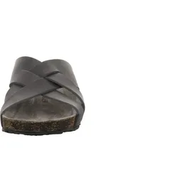 HAFLINGER Bo Pantolette Unisex Leder Graphit (2705), Gr 46 - 46 EU,