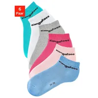KangaROOS Sneakersocken (6 Paar) WEISS|hellrosa 39/42