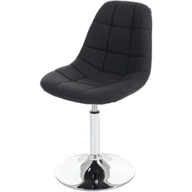 MCW Esszimmerstuhl A60 6er-Set Textil Dunkelgrau