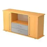 Sideboard mit 2 Schubladen, Buche
