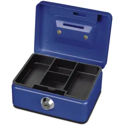MAUL Geldkassette mit Münzeinwurf 12,5x9,5x6,0 cm blau