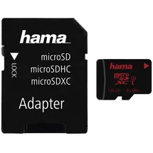 Hama microSDXC 128GB Class 10 UHS-I U3 + SD-Adapter/Foto