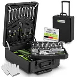 Juskys Werkzeugtrolley 1200-tlg. schwarz