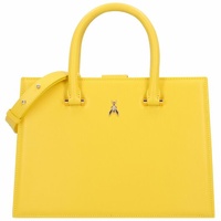 Patrizia Pepe Fly Bamby Handtasche Leder 30 cm dynamic yellow