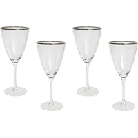 Beliani TOPAZ Weinglas 0,38 l 4-tlg.