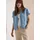 Cecil Blusentop Blouson-Optik Blau L