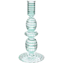 PIP Studio Kerzenständer Glas Swirl Hellblau   