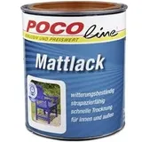 POCOline Acyl Buntlack lehmbraun seidenmatt ca. 0,75 l - Lehmbraun