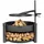 Cook King Feuerschale Montana X Ø 110 cm Schwarz