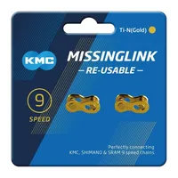 KMC Kettenverschluss KMC 9R 9-fach Gold