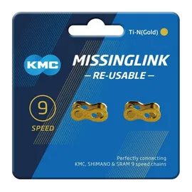 KMC Kettenverschluss KMC 9R 9-fach Gold