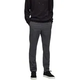 Selected Homme Herren Chino aus Baumwoll-Mix Modell '175 BRUSHED Anthrazit, 38/32