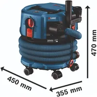 Bosch GAS 18V-12 MC inkl. 1 x 8,0 Ah Akku