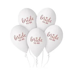 Ballon 33 cm 5 Stück - bride to be