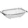 Alpina Edelstahl Sieb ausziehbar 33 x 23,5 x 10 cm Silber