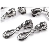 maDDma 10 Reißverschluss Zipper 5mm Tropfenform Schieber Farbwahl Endlosreißverschluss