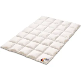 Künsemüller Finesse Bettdecke Sensofill Soft Faser 2cm Innen/Aussensteg, Warm, 155x220 cm