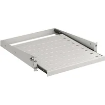 EFB-Elektronik Fachboden Metall 2HE 455 mm schwarz ausziehbar