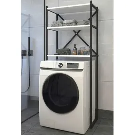 MID.YOU Waschmaschinenschrank INSASI Weiß ca. 66x160x34cm