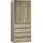 sweeek Kinderkleiderschrank Modul mit 4 Schubladen  Natur Holz beige
