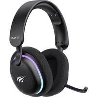 Havit Fuxi-H7 (black) (Kabellos, Kabelgebunden), Gaming Headset, Schwarz