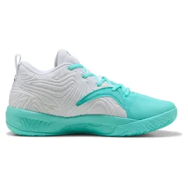 Puma Court Pro 3 Mid Basketballschuhe 313830-04 White/Black/Elektro Aqua, Schuhgröße:43 EU